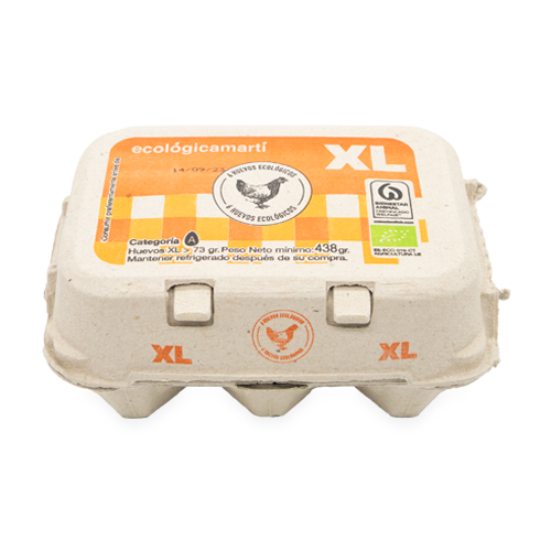Ous ecològics XL 1/2 dotzena