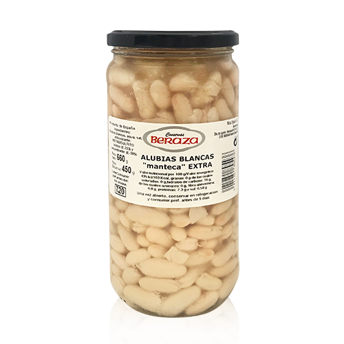 Mongetes blanques Extra (660 g) Beraza