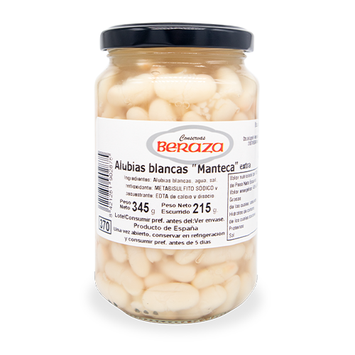 Mongetes blanques Extra (345 g) Beraza