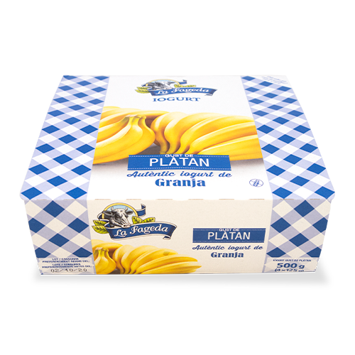 Yogur Plátano (125 g x4) La Fageda