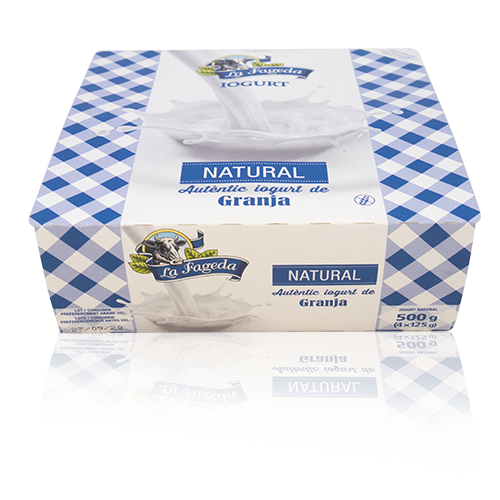 Yogur natural (125 g x4) la fageda