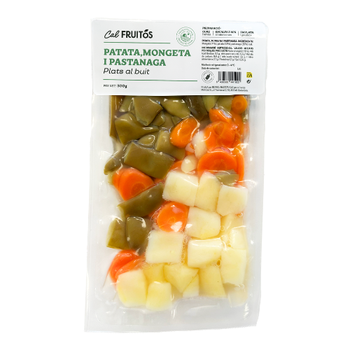 Patata, Mongeta i Pastanaga Cuita (300 g) Cal Fruitós