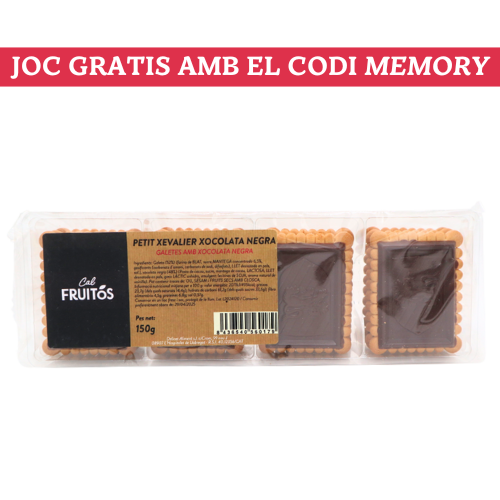 Galeta Petit Xevalier Xocolata Negra (150 g) Cal Fruitós