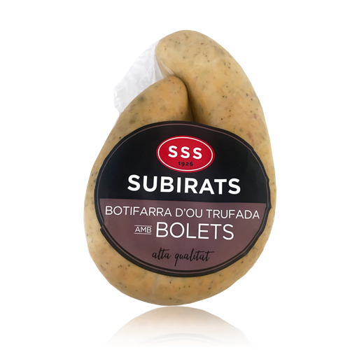 Butifarra de huevo trufada con setas (245 g) Subirats