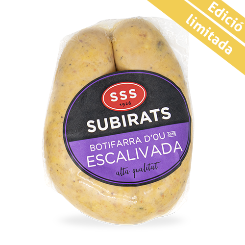Botifarra d'ou amb Escalivada (245 g) Subirats