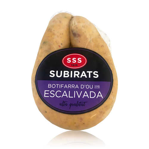 Botifarra d'ou amb Escalivada (245 g) Subirats