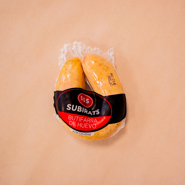 Butifarra de huevo 245g Subirats