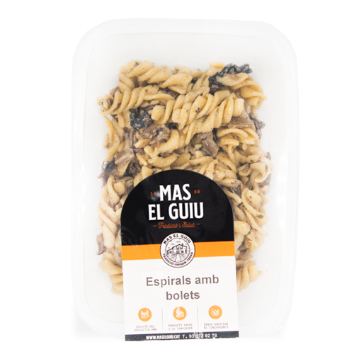 Espirales con Setas (250 g) Mas el Guiu