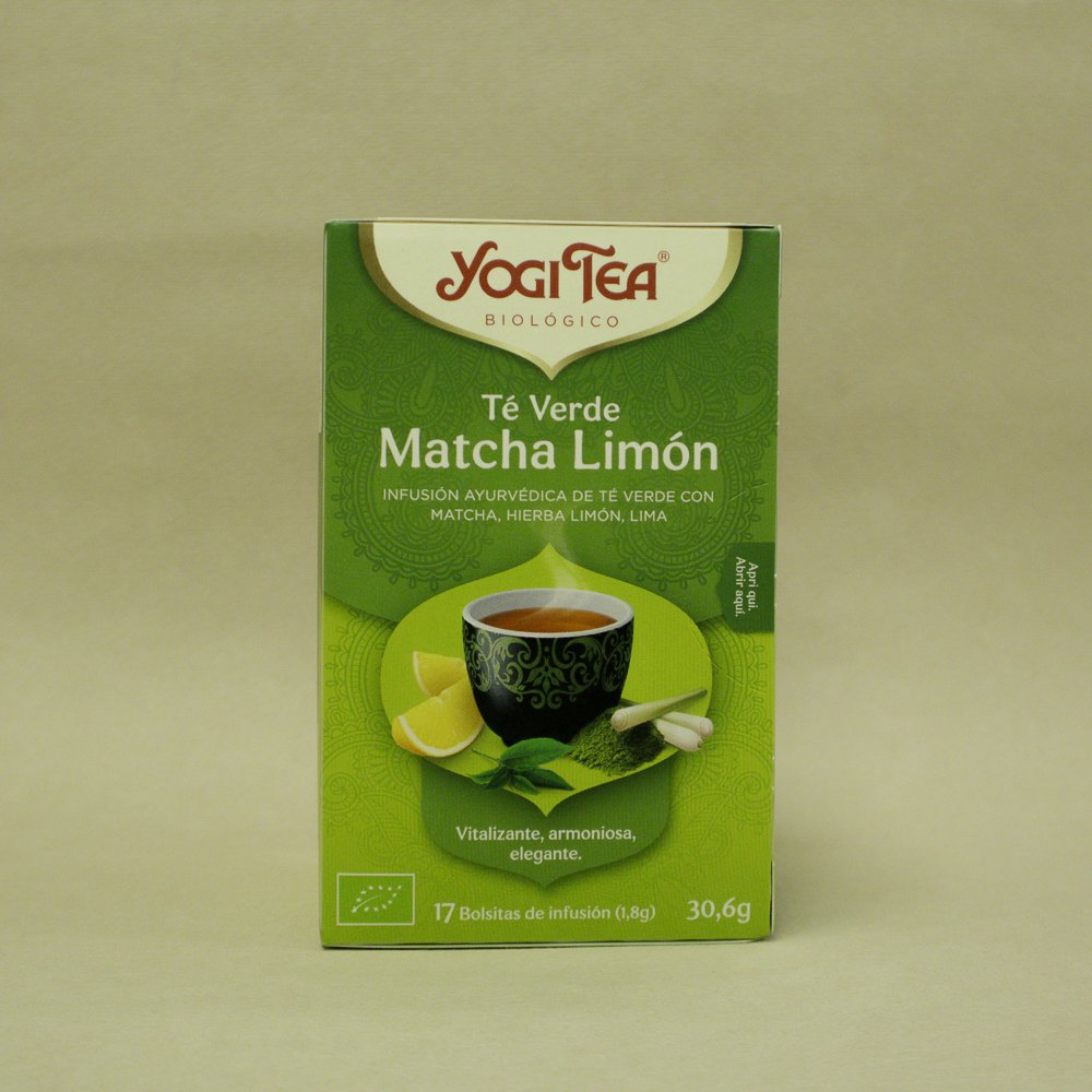 Infusió Te Verd Matcha i Llimona Yogi Tea 