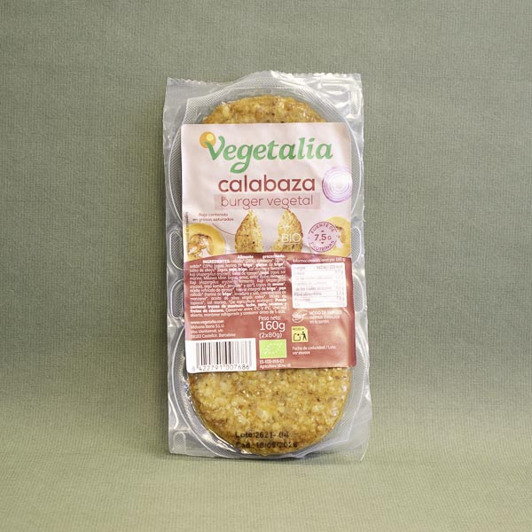 Vegeburguer Seità i Carbassa Bio (160 g) Vegetalia
