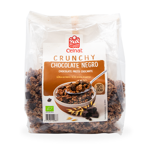 Crunxy Chocolate Negro Bio (500 g) Celnat