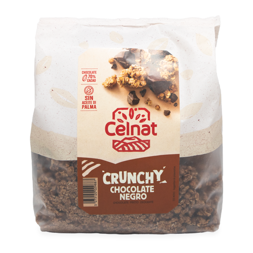 Crunxy Xocolata Negra Bio (500 g) Celnat