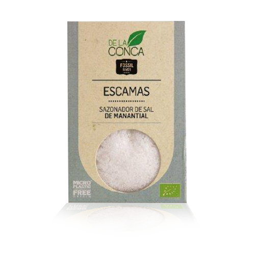 Escatas de Sal Blanca Bio (125 g) Herbes de la Conca