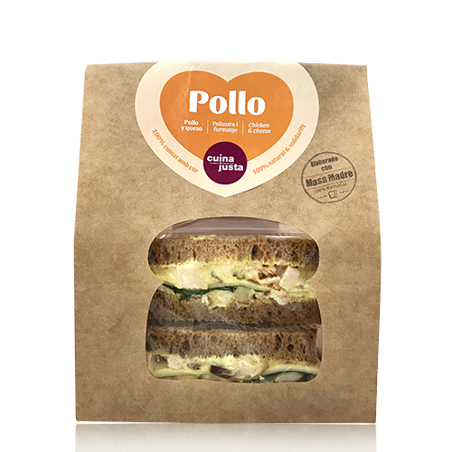 Sandwich Pollastre (195 g) Cuina Justa