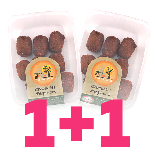 1+1 Croquetes d´Espinacs (9u) Mas el Guiu