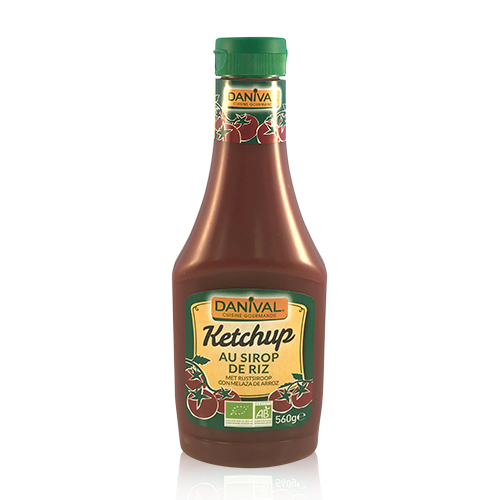 Ketchup con Jarabe de Arroz Bio (560 g) Danival