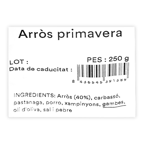 Arròs Primavera (250 g) Mas el Guiu