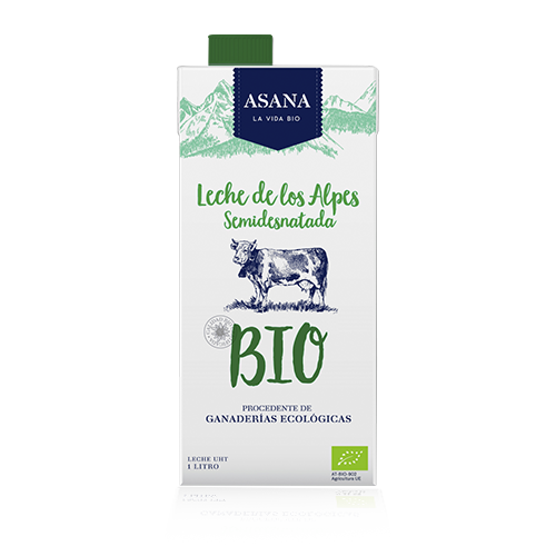 Llet dels Alps Semi Bio (1 l) Asana