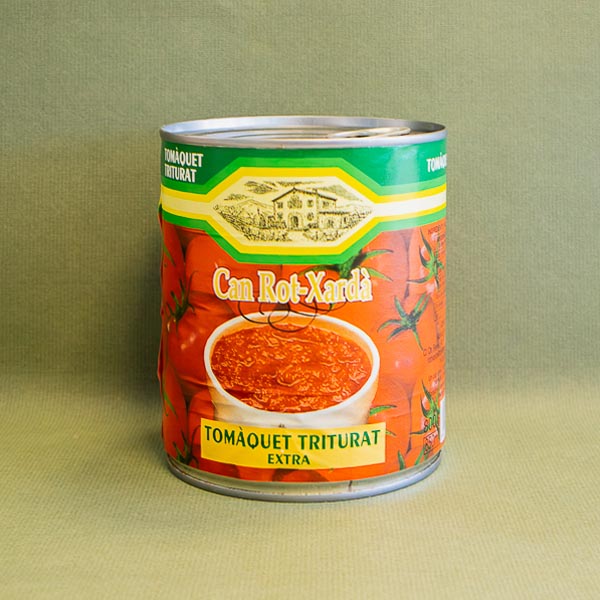 Tomàquet Natural Triturat en Llauna (800 g) Can Rot-Xardà