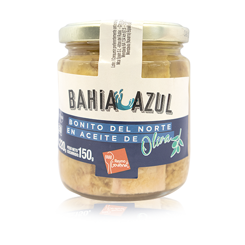 Bonítol del Nord Llom amb Oli d'Oliva (220 g) Bahía Azul