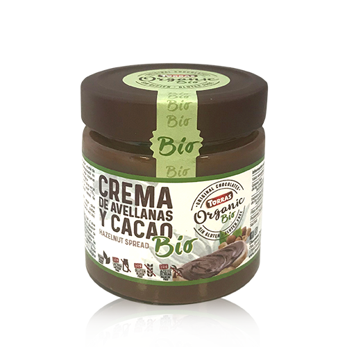 Crema Cacau i Avellana amb Oli d'Oliva (200 g) Torras