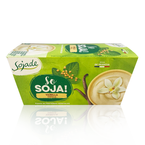 Postres de Soja Vainilla Bio (2x100 g) Sojade