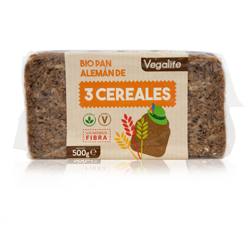 Pa Alemany 3 cereals (500 g) Vegalife