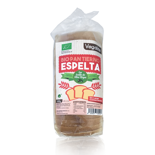 Pa Tendre d'Espelta Bio (400 g) Vegalife