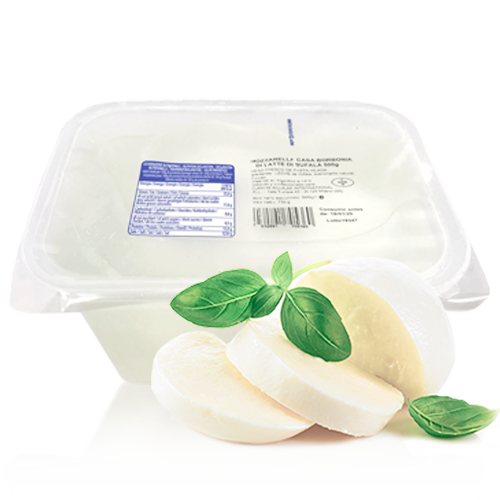 Mozzarella di latte di Bufala (500 g) Borbonia 