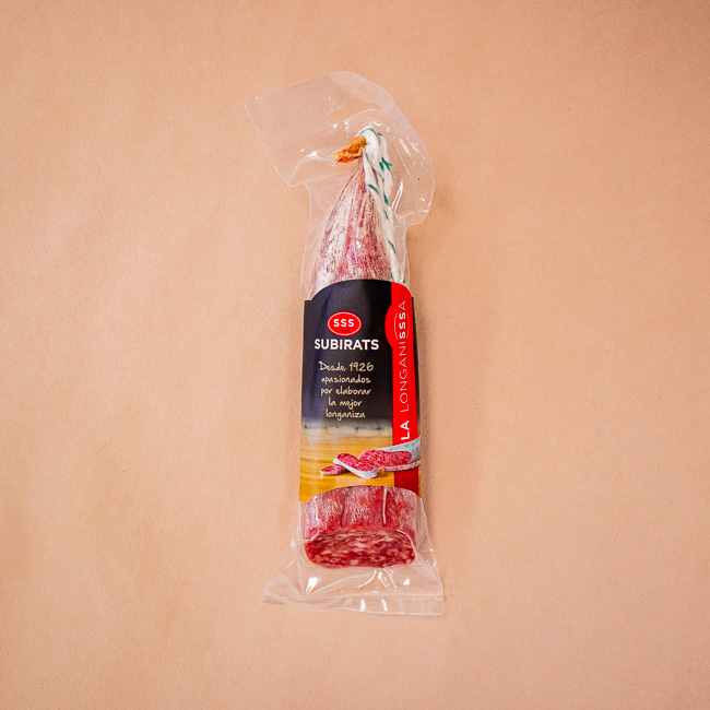 Longaniza Extra 1/2 Pieza al vacío Subirats
