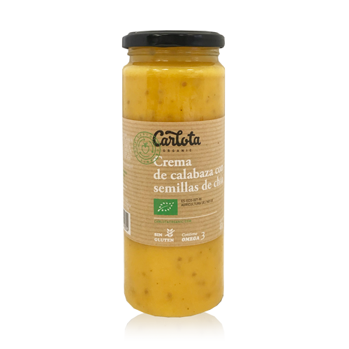 Crema de Carbassa amb Chia Bio (450 g) Carlota