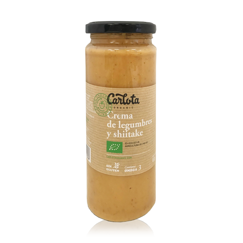 Crema de Llegums amb Xiitake Bio (450 g) Carlota