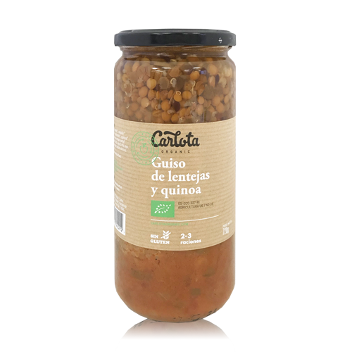 Guisat de Llenties i Quinoa Bio (720 g) Carlota