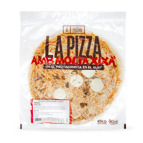 Pizza Formatge Cabra i Ceba Caramel·litzada (365 g) Cal Fruitós