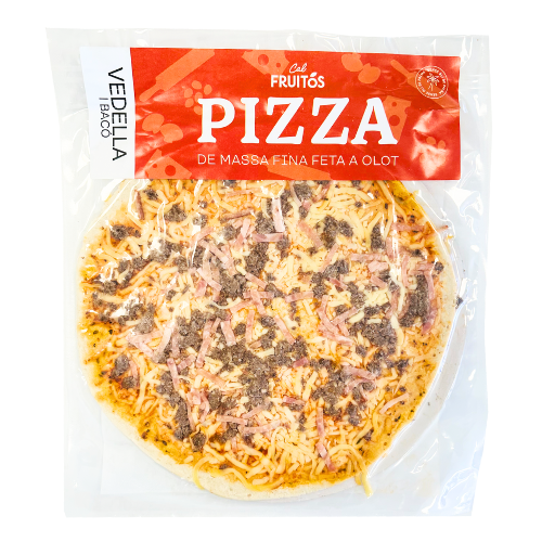 Pizza Vedella i Bacon (355 g) Cal Fruitós 