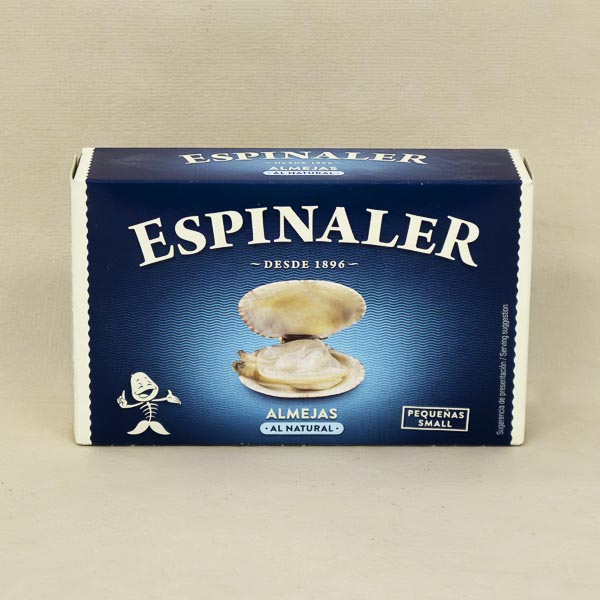 Almejas al natural (110 g) Espinaler