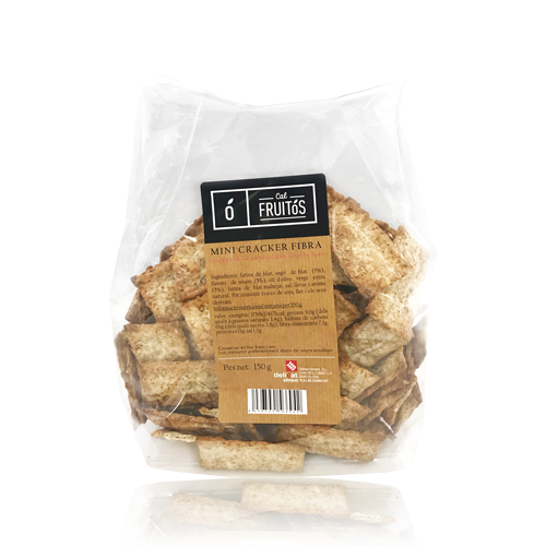 Mini Cracker amb Fibra (150 g) Cal Fruitós