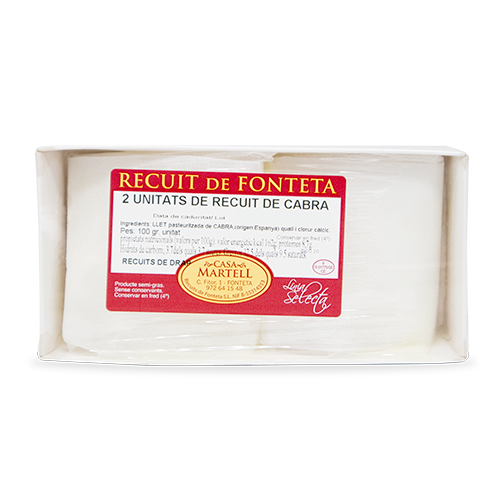 Recuit de Fonteta (2x100 g) Casa Martell