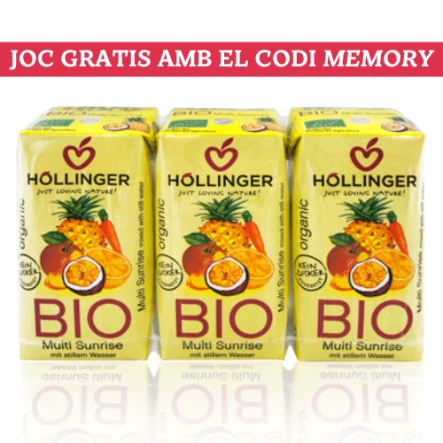 Suc Multi Sunrise Tropical Bio (3x200 ml) Hollinger