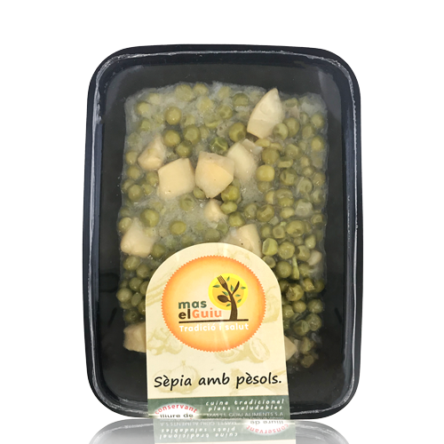 Sípia amb Pèsols (250 g) Mas el Guiu