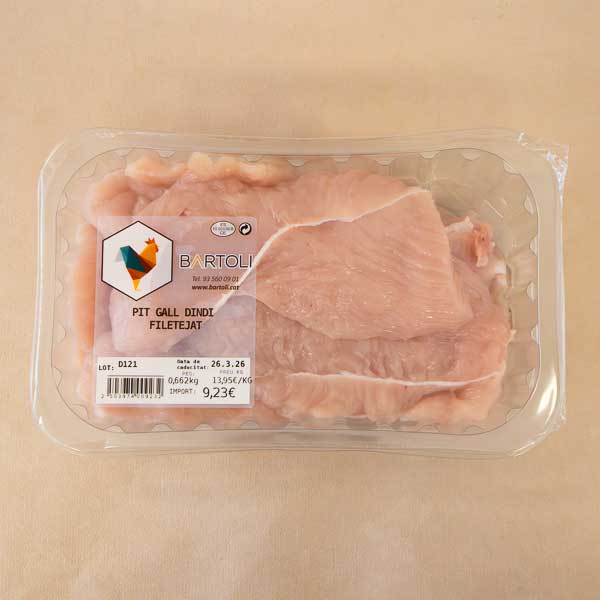 Pit de Gall d\'Indi Filetjat Bartolí 