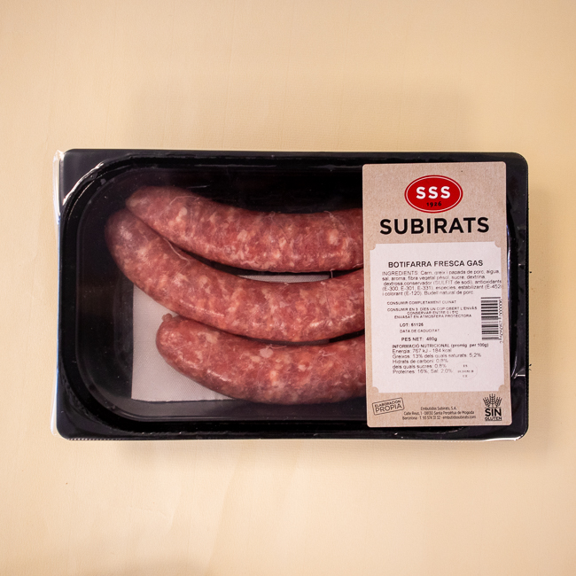 Botifarra de Porc (350g) Subirats