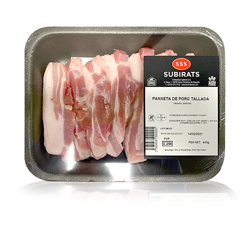 Panxeta Tallada de Porc (450g) Subirats