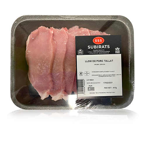 Llom Tallat de Porc (450g) Subirats