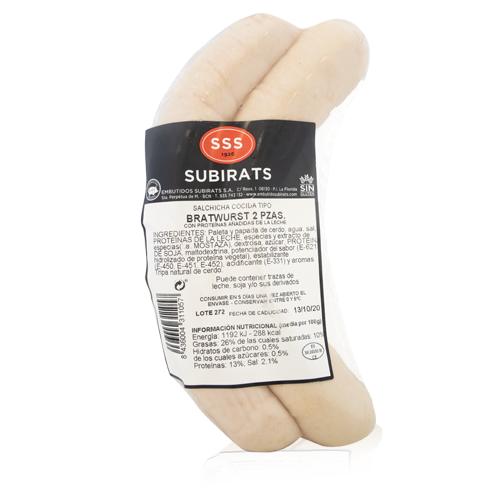 Frankfurt Bratwurst 2u. (300g) Subirats