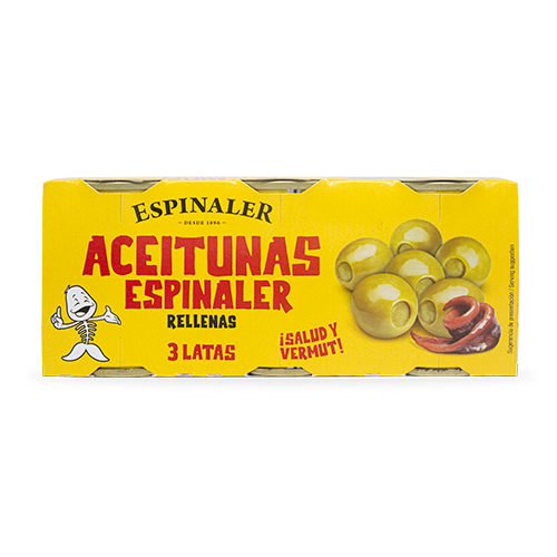Aceitunas Lata Pack (3x120 g) Espinaler
