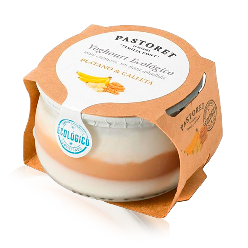 Yogur Plátano y Crumble Bio (135 g) Pastoret