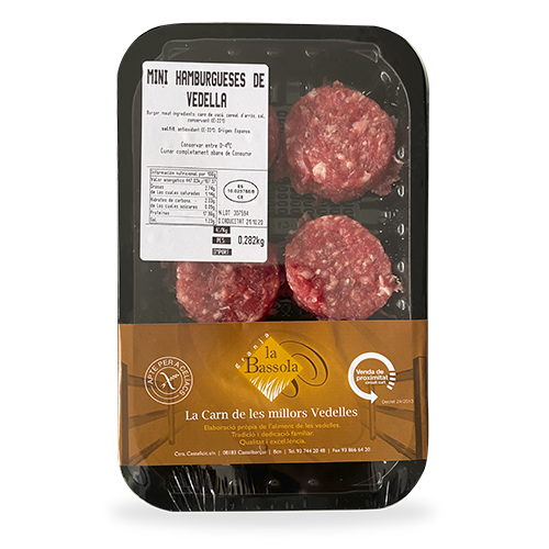 Hamburguesa Mini Safata (6 u) La Bassola