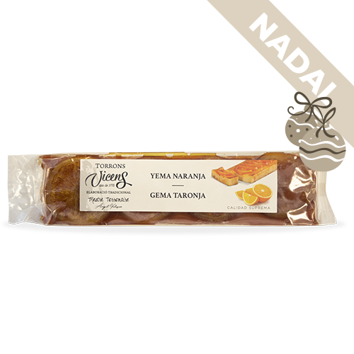 Turrón Yema Naranja (300 g) Vicens