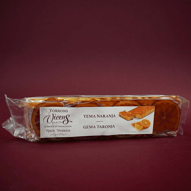 Turrón Yema Naranja (300 g) Vicens